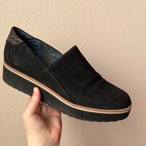 Dr. Scholl's Black Wedges/Platform Style Shoe Size 7.5